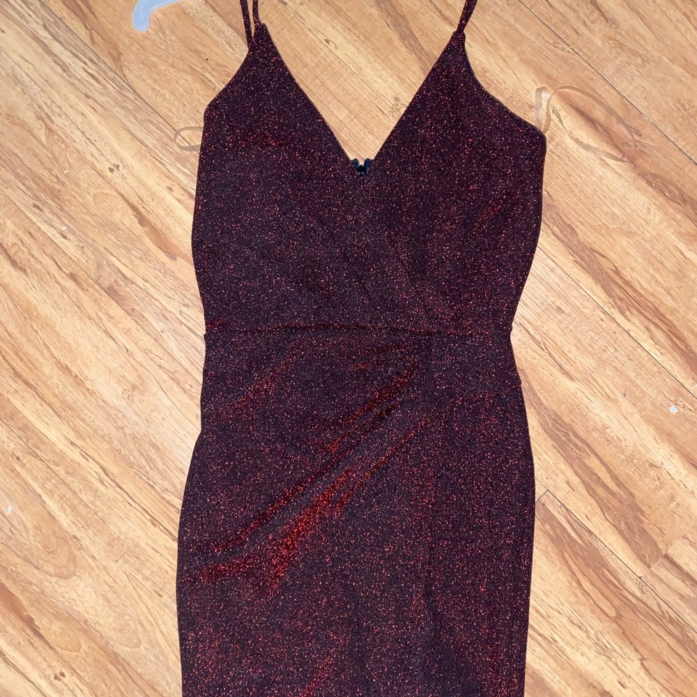 Red Glitter romper ♥️🤍